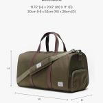 Herschel Leather Duffle Bag In Brown Color