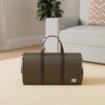 Herschel Leather Duffle Bag In Brown Color