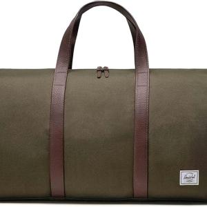 Herschel Leather Duffle Bag In Brown Color